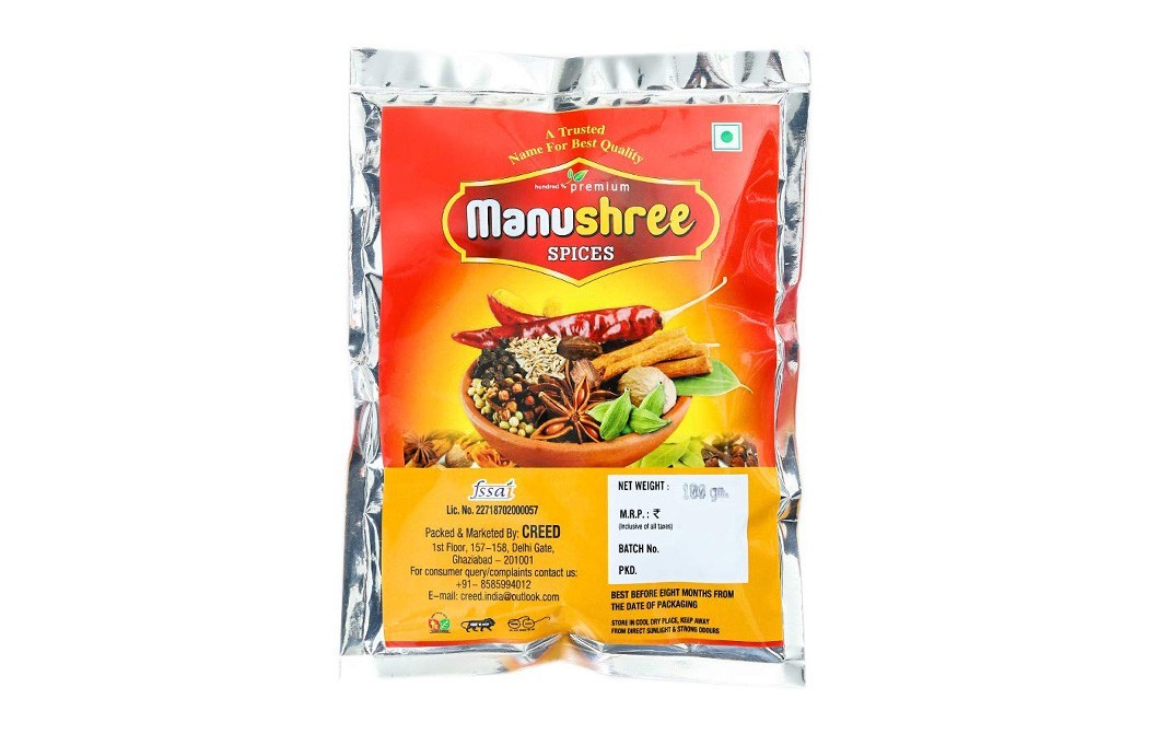 Manushree Black Pepper    Pack  100 grams